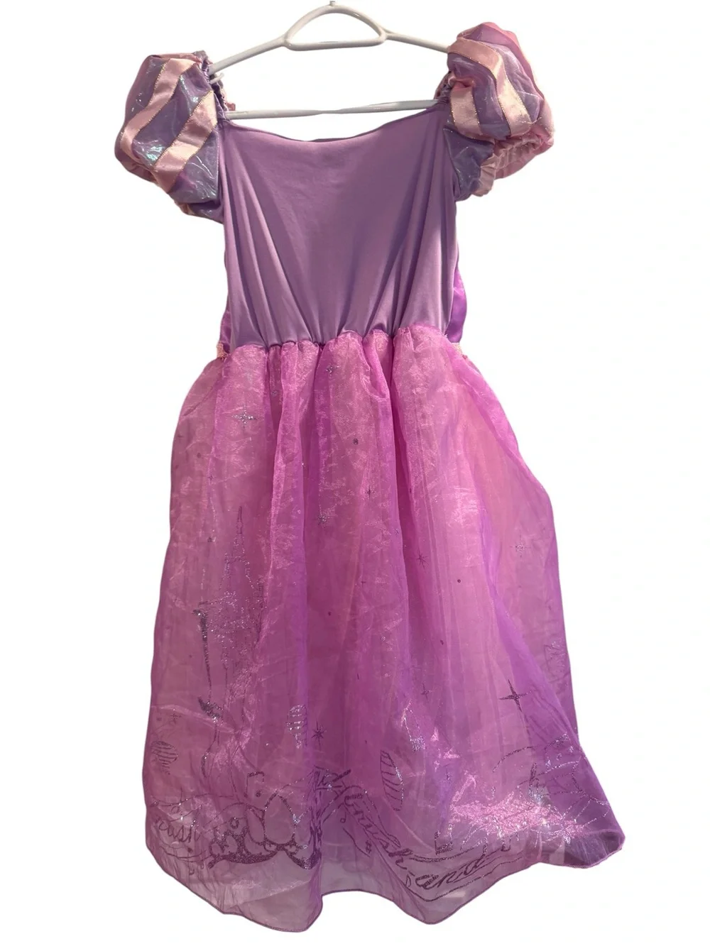 Disney Princess Rapunzel-Style Kids Costume Dress, size 9-10